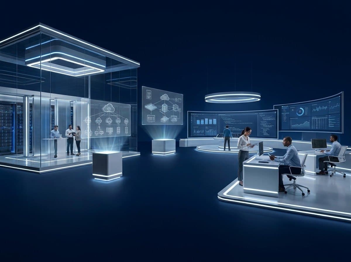 Enterprise architectural environment representing Arvantyx technology consulting
